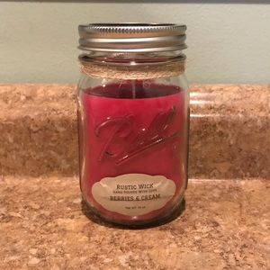 One (1) Berries & Cream Scented Candle